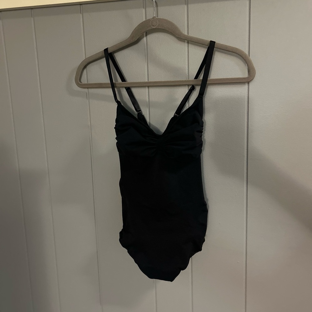 SKIMS Black Sculpting Bodysuit with Adjustable Straps
